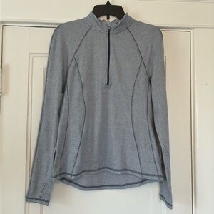 Avalanche Women's Blue Striped Long Sleeve Top